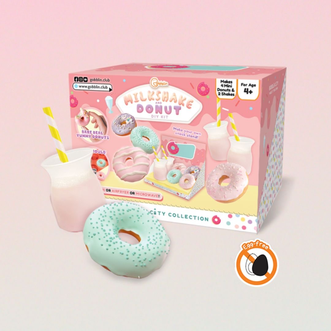 XMAS DIY Kit Bundle Package B (Milkshake & Donut + Banana Milkshake + Rainbow Vanilla Mini Cupcakes)