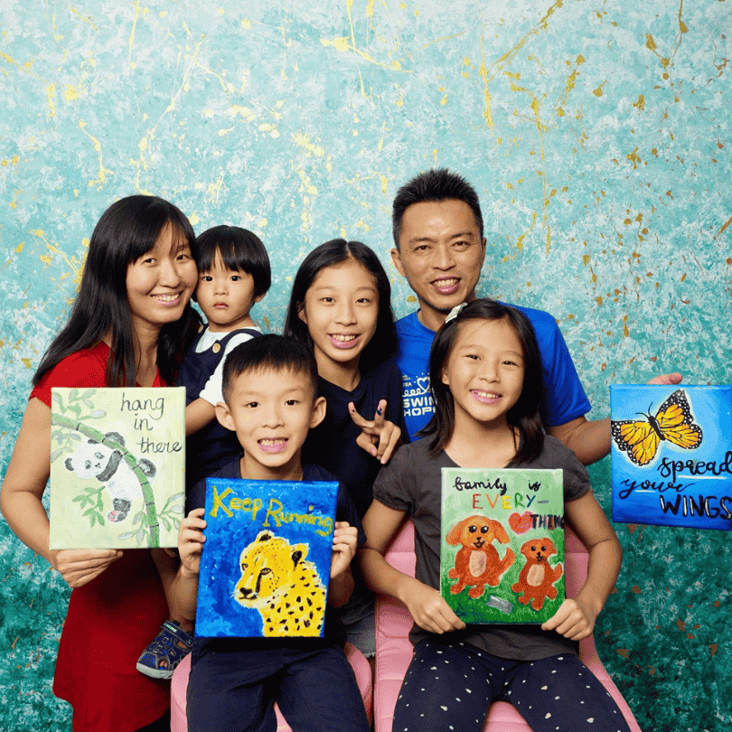 Soft Verbal Guided Art Jam for Family with  a Bowl of Biscuits & Drink (3 pax)