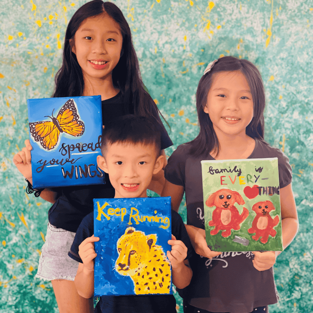 Soft Verbal Guided Art Jam for Family with Ice Cream & Drink (3 pax)