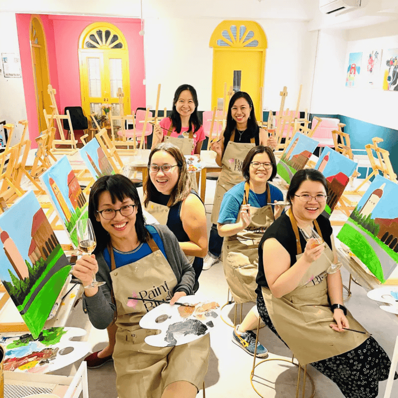 Signature Fully Guided Art Jam with Freeflow Wine