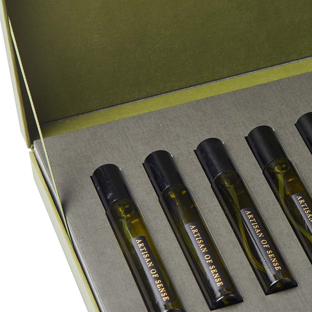 Meditation Set with Linen Pouch (4 x 10ml Organic Room Spray)