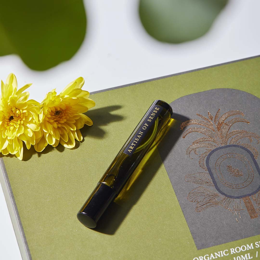 Meditation Set with Linen Pouch (4 x 10ml Organic Room Spray)