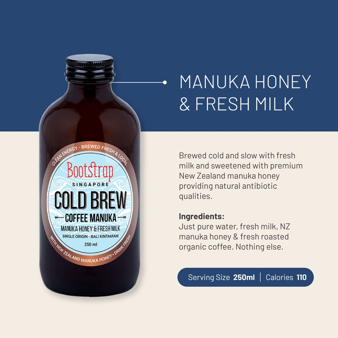 Milk & Manuka Honey Cold Brew Coffee