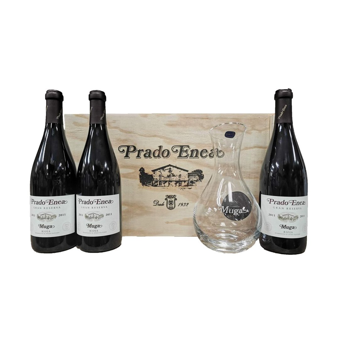 Muga Prado Enea Gran Reserva 2014 With Decanter Set
