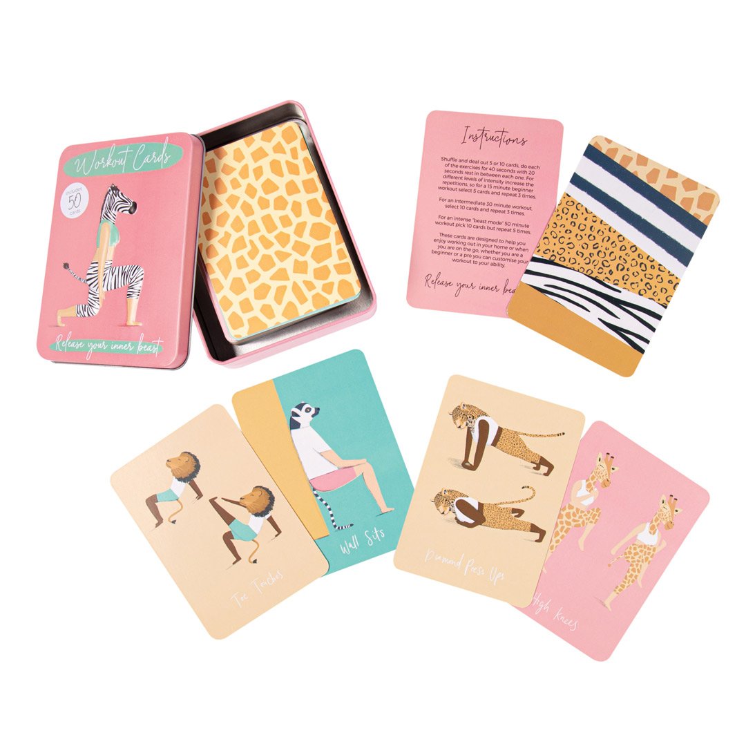 Character Workout Cards