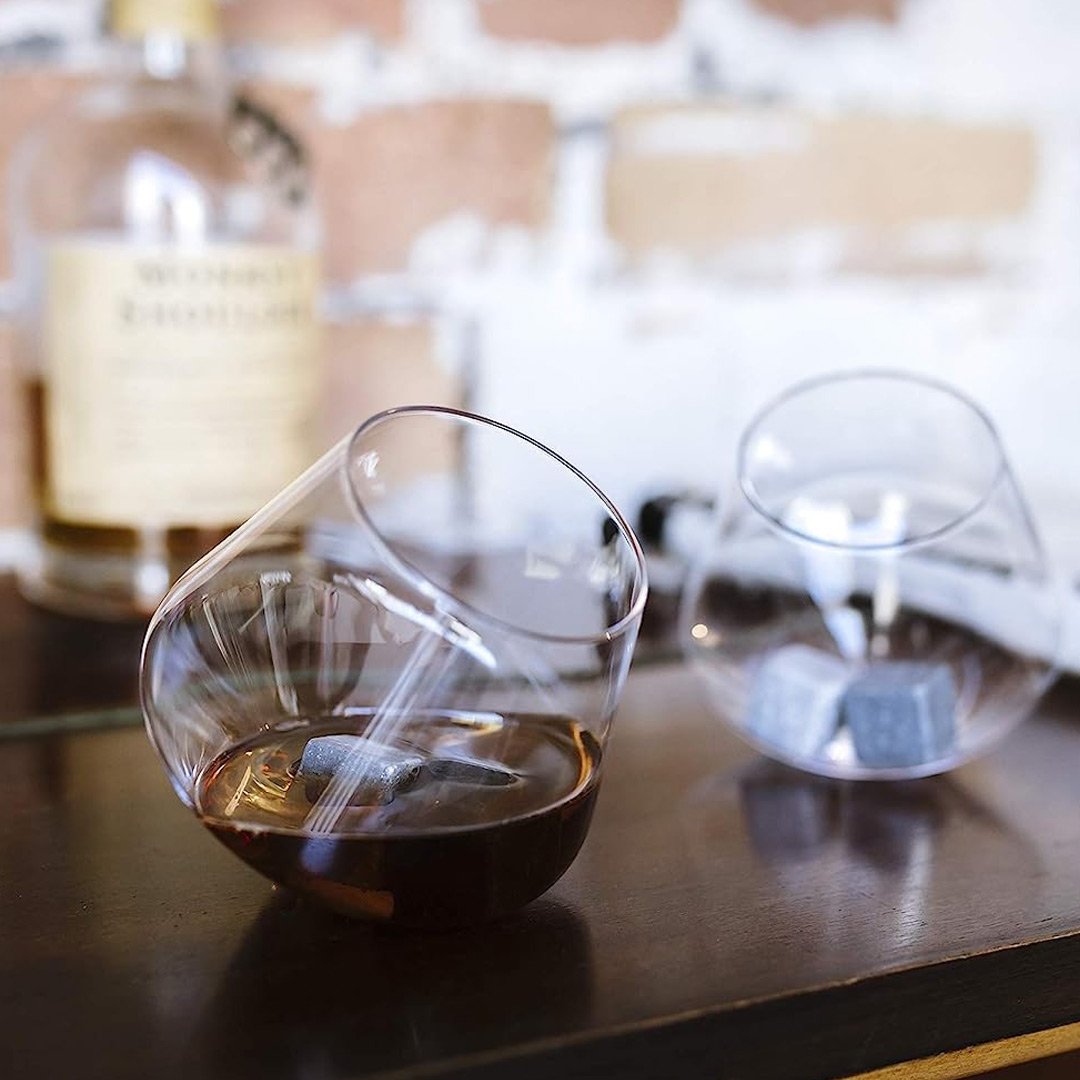 Rocking Whisky Glasses, Set of 2