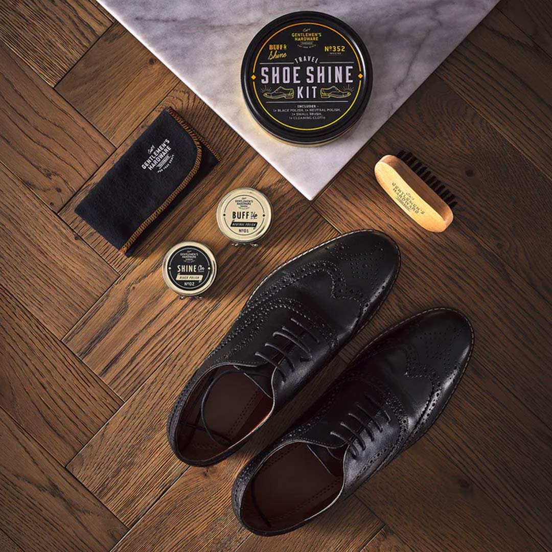 Travel Shoe Shine Tin by Gentlemen's Hardware