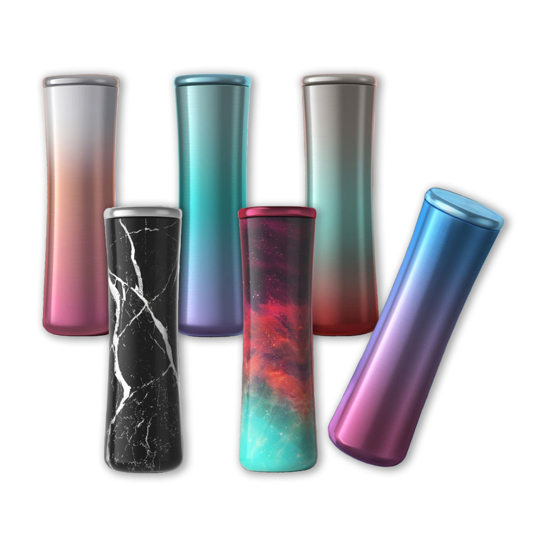 Ombre Metallic Thermos Bottle (Set of 4)