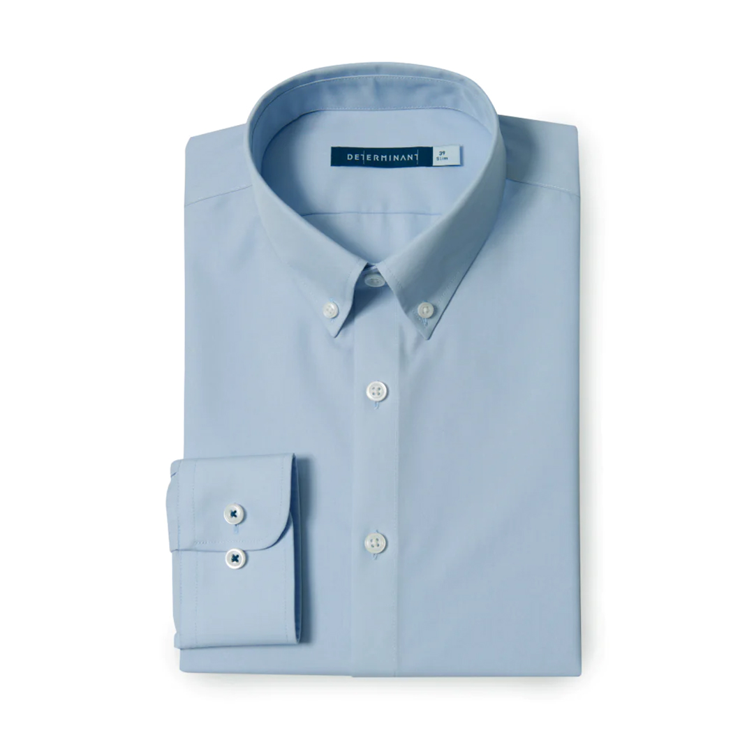 Poplin Button-Down Smart Shirt by Determinant