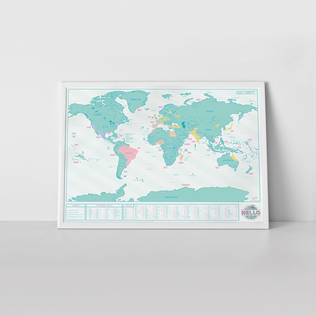 Luckies Scratch Map ® Hello Map