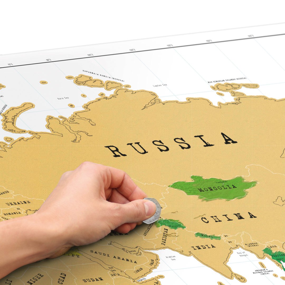 Luckies Scratch Map ® Original