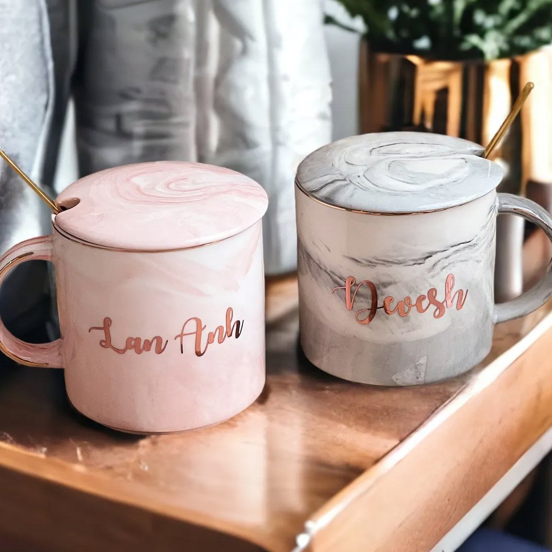 Couple Marble Mug Bundle