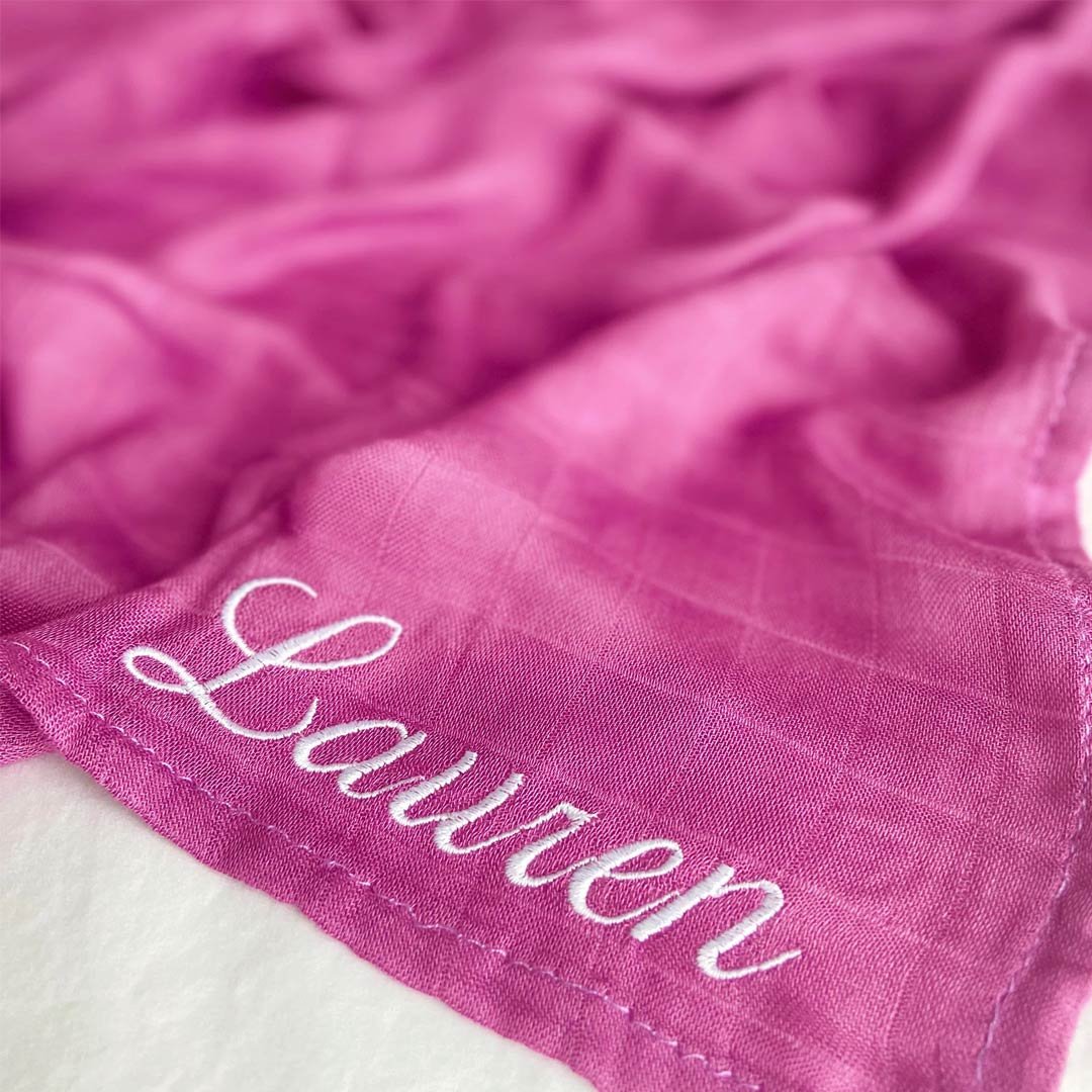 Personalised Premium Bamboo Swaddles