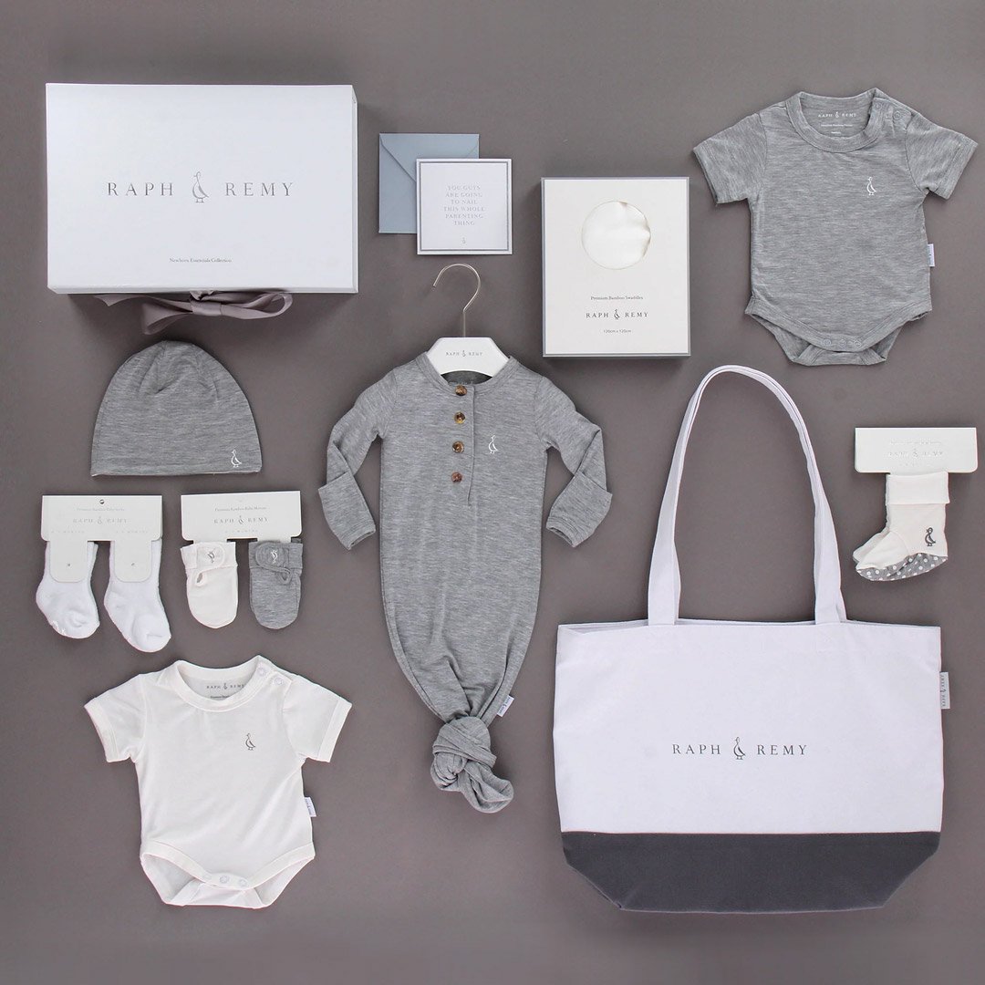 Personalised Newborn Essentials Collection Gift Set