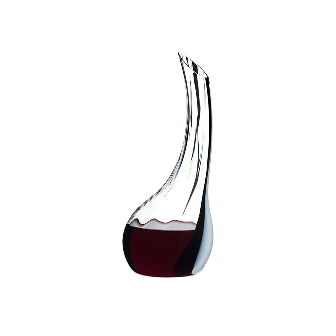 Riedel Decanter Cornetto Single Fatto A Mano Black/White/Black Optical