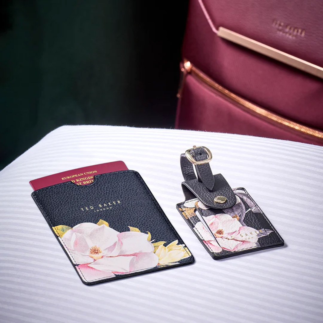 Ted Baker Passport Holder & Luggage Tag Travel Set