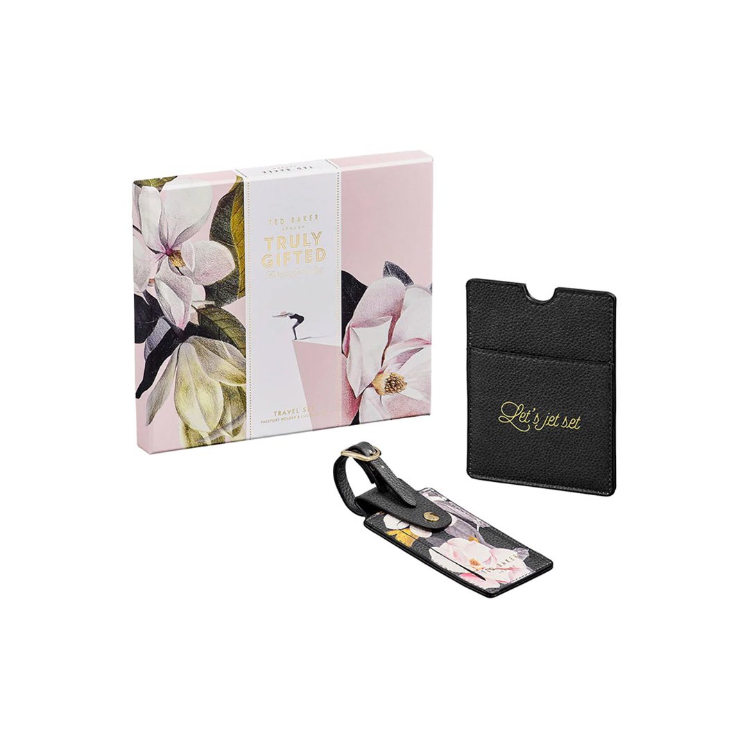 Ted Baker Passport Holder & Luggage Tag Travel Set