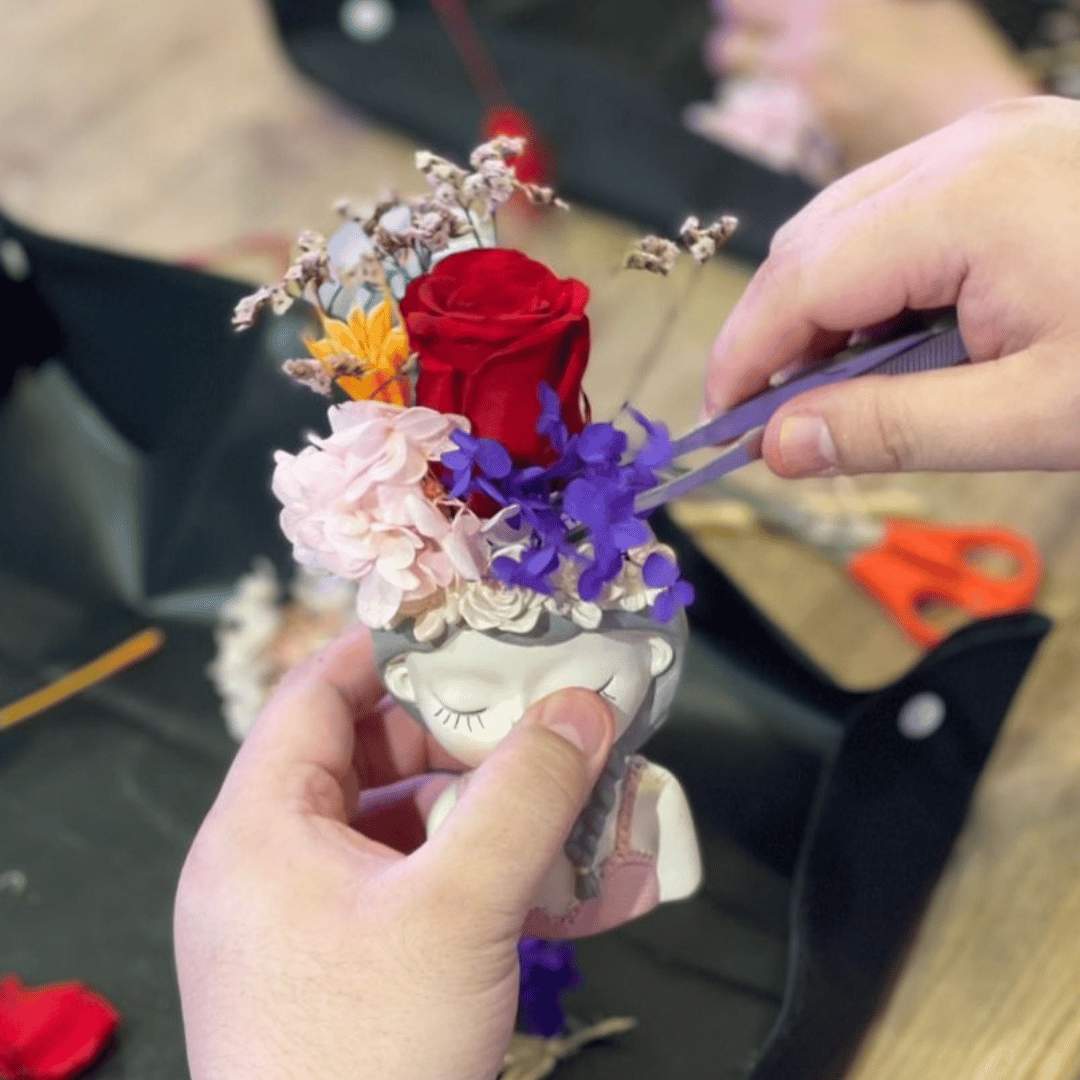 Preserved Flower with Resin Pot Workshop