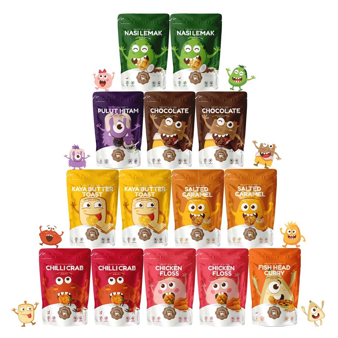 The Kettle Gourmet "12 + 2" Popcorn Bundle