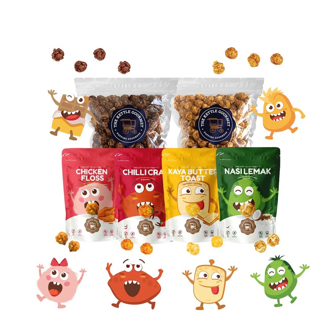 The Kettle Gourmet "Stay At Home" Popcorn Package