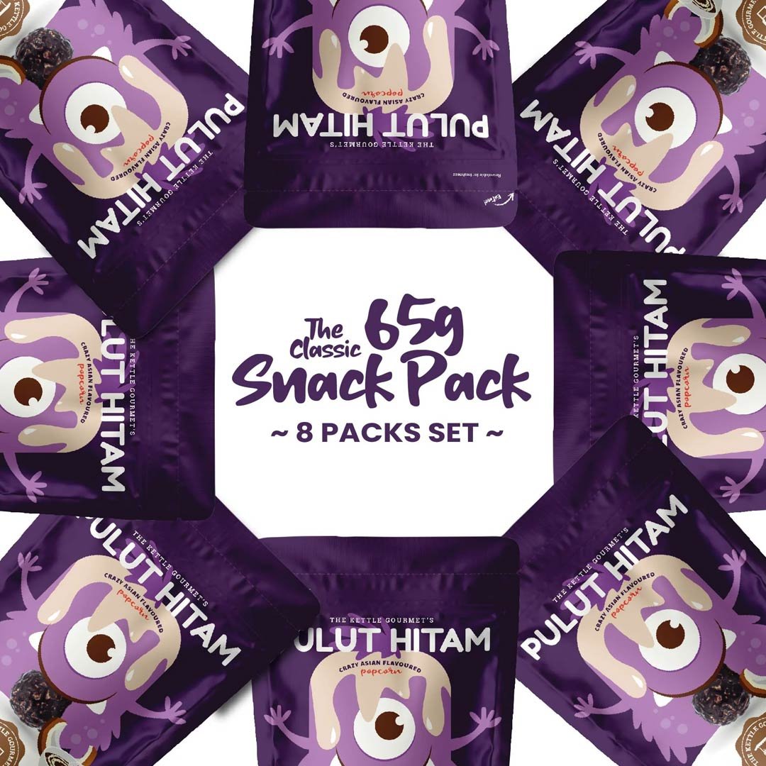 The Kettle Gourmet "Pulut Hitam" Popcorn Set