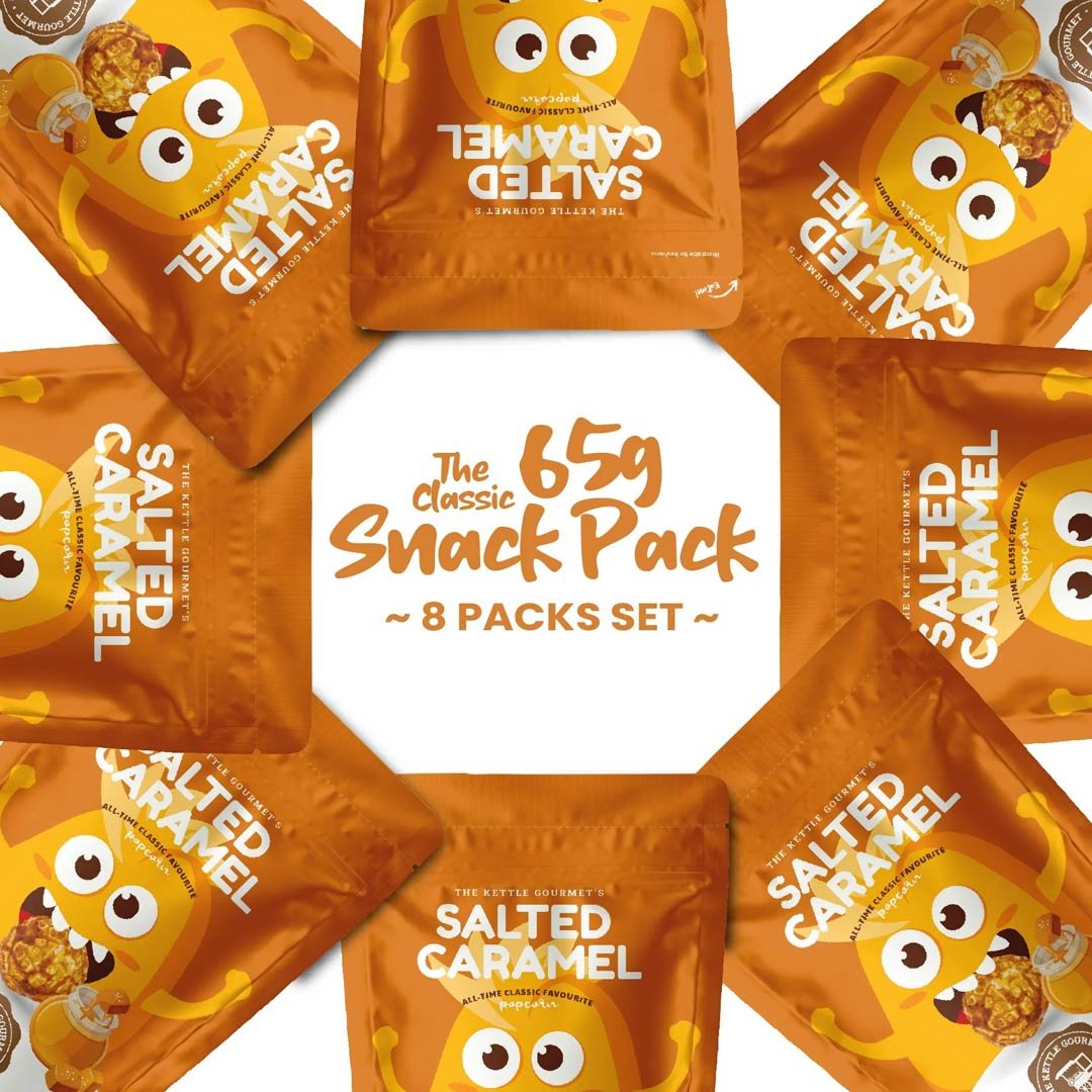 The Kettle Gourmet "Salted Caramel" Popcorn Set