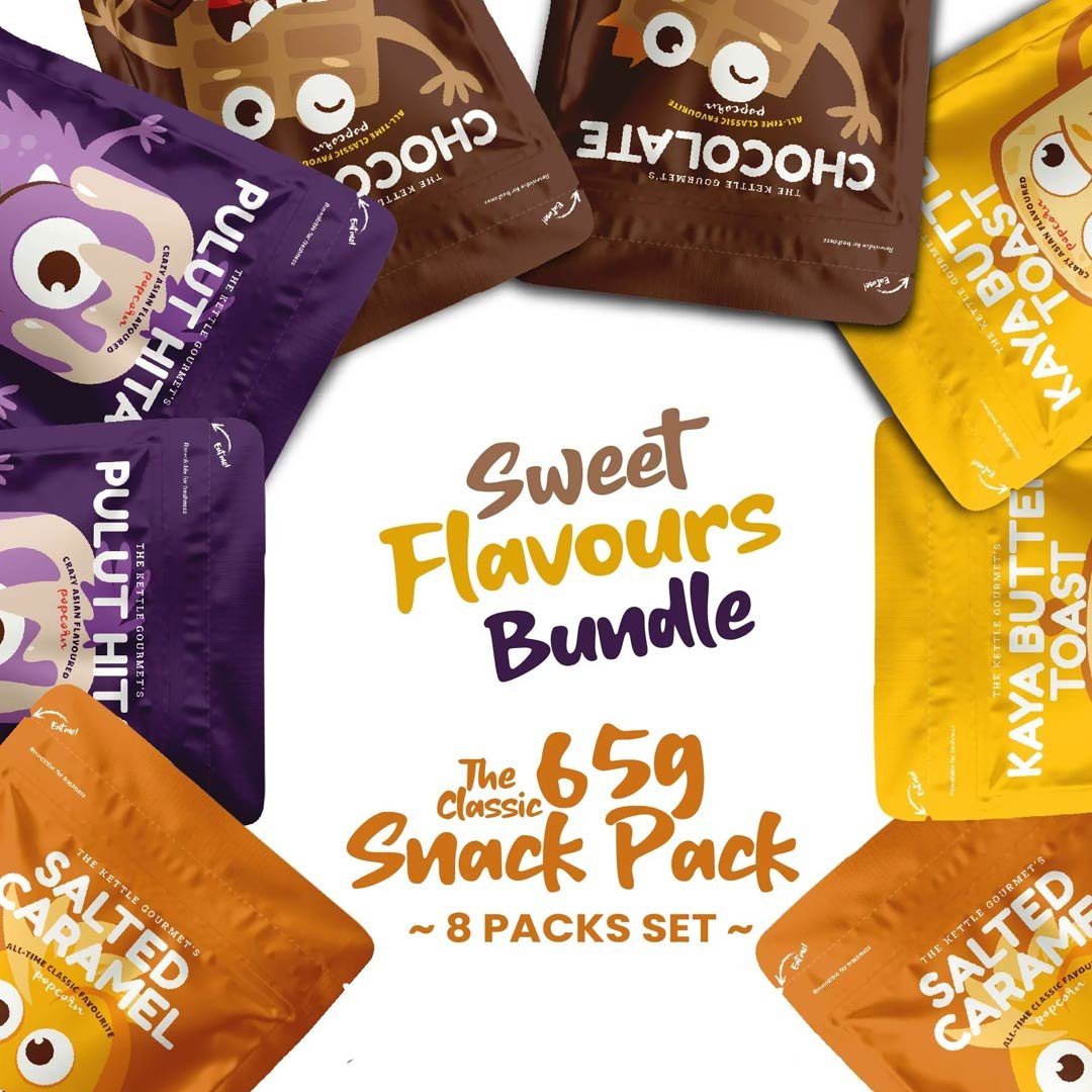 The Kettle Gourmet "Sweet Flavours" Popcorn Bundle