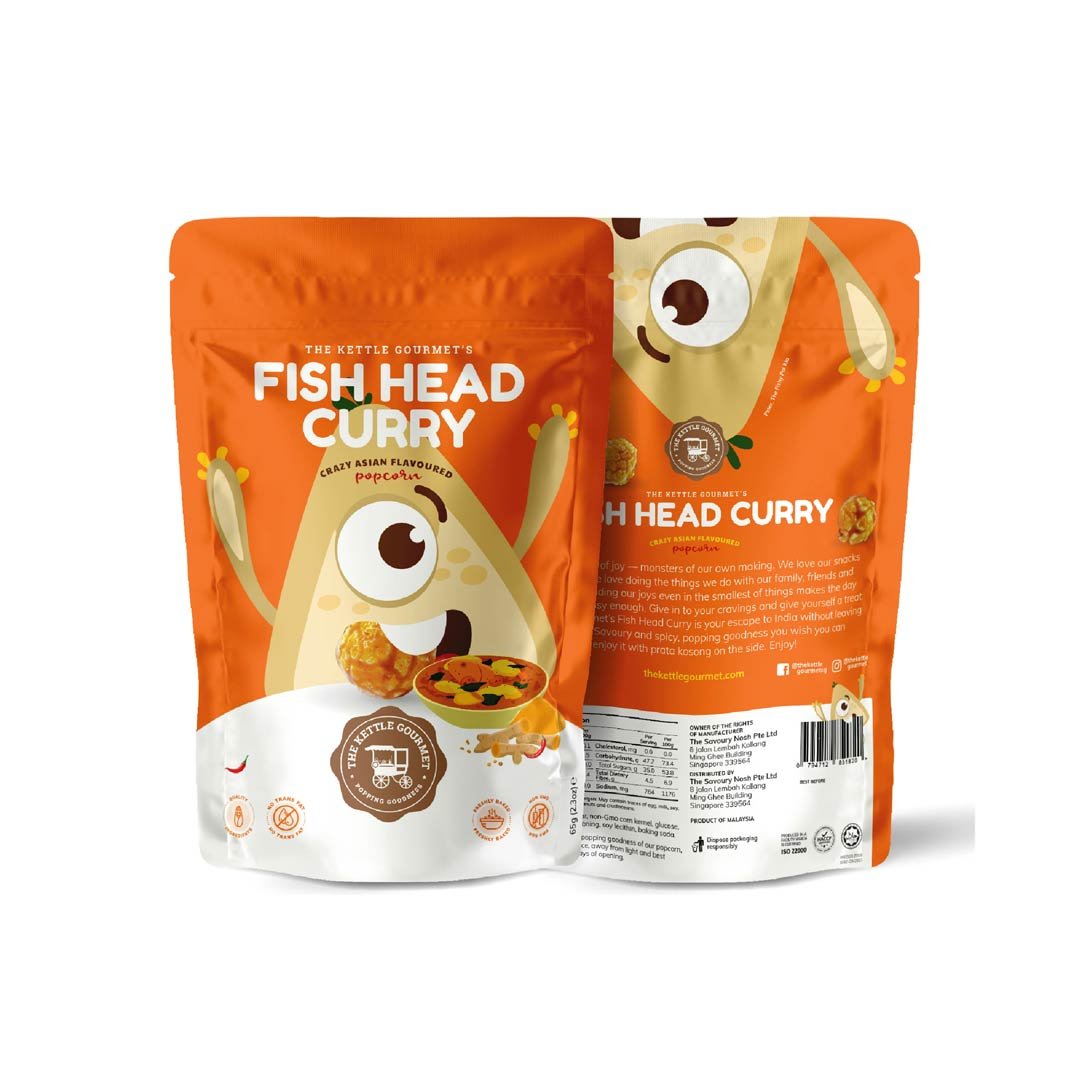 The Kettle Gourmet "Fish Head Curry" Popcorn Set