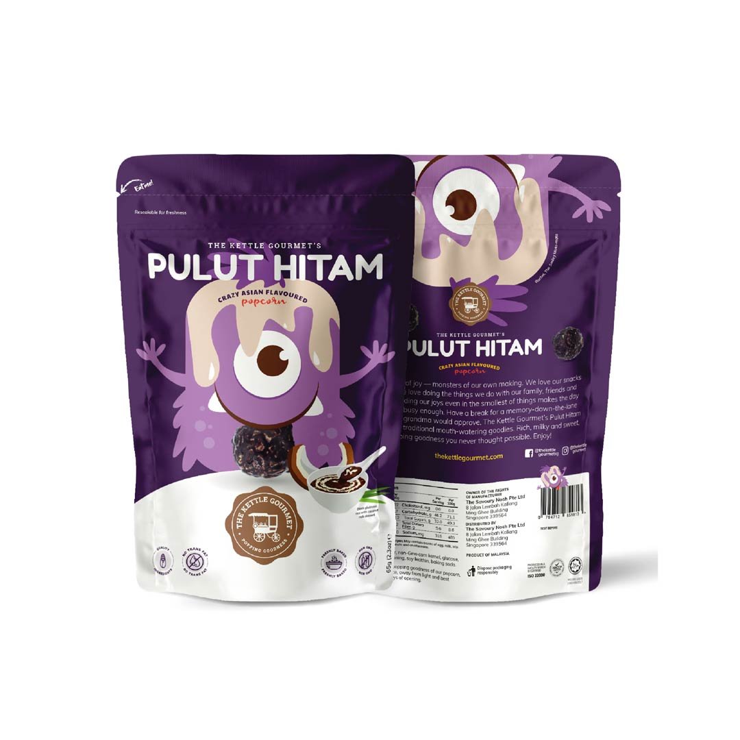 The Kettle Gourmet "Pulut Hitam" Popcorn Set