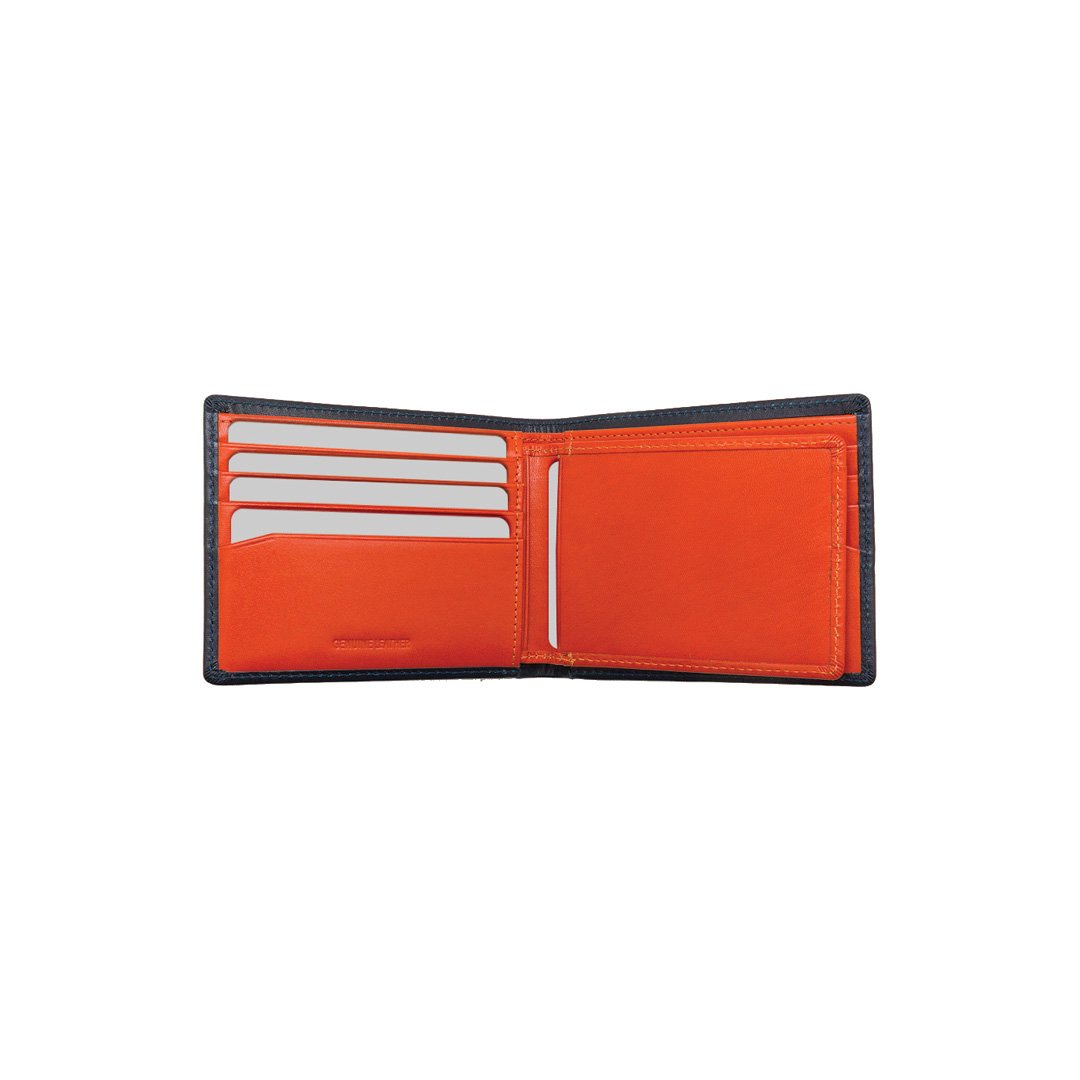 Anti-Theft Bifold Leather Wallet