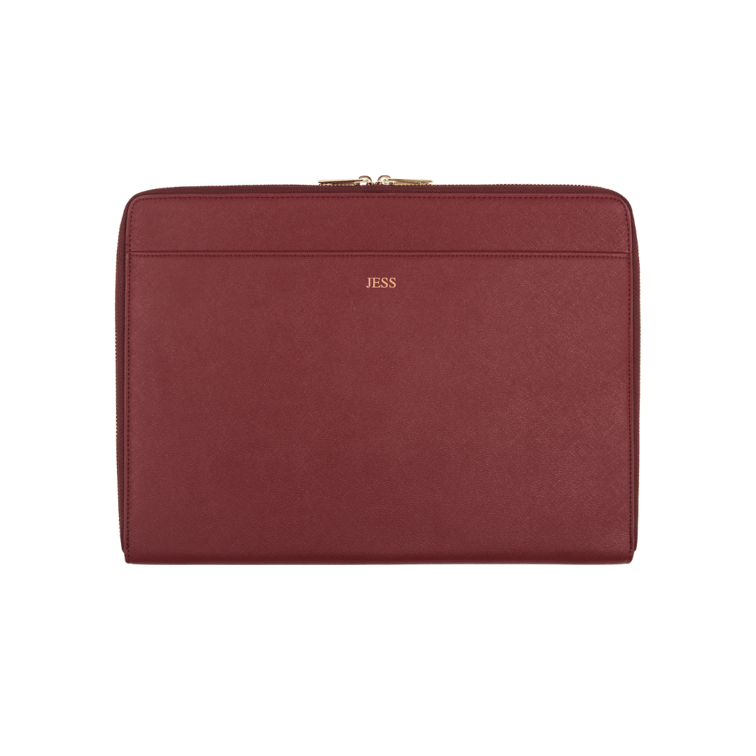 Personalised 16-Inch Saffiano Laptop Sleeve