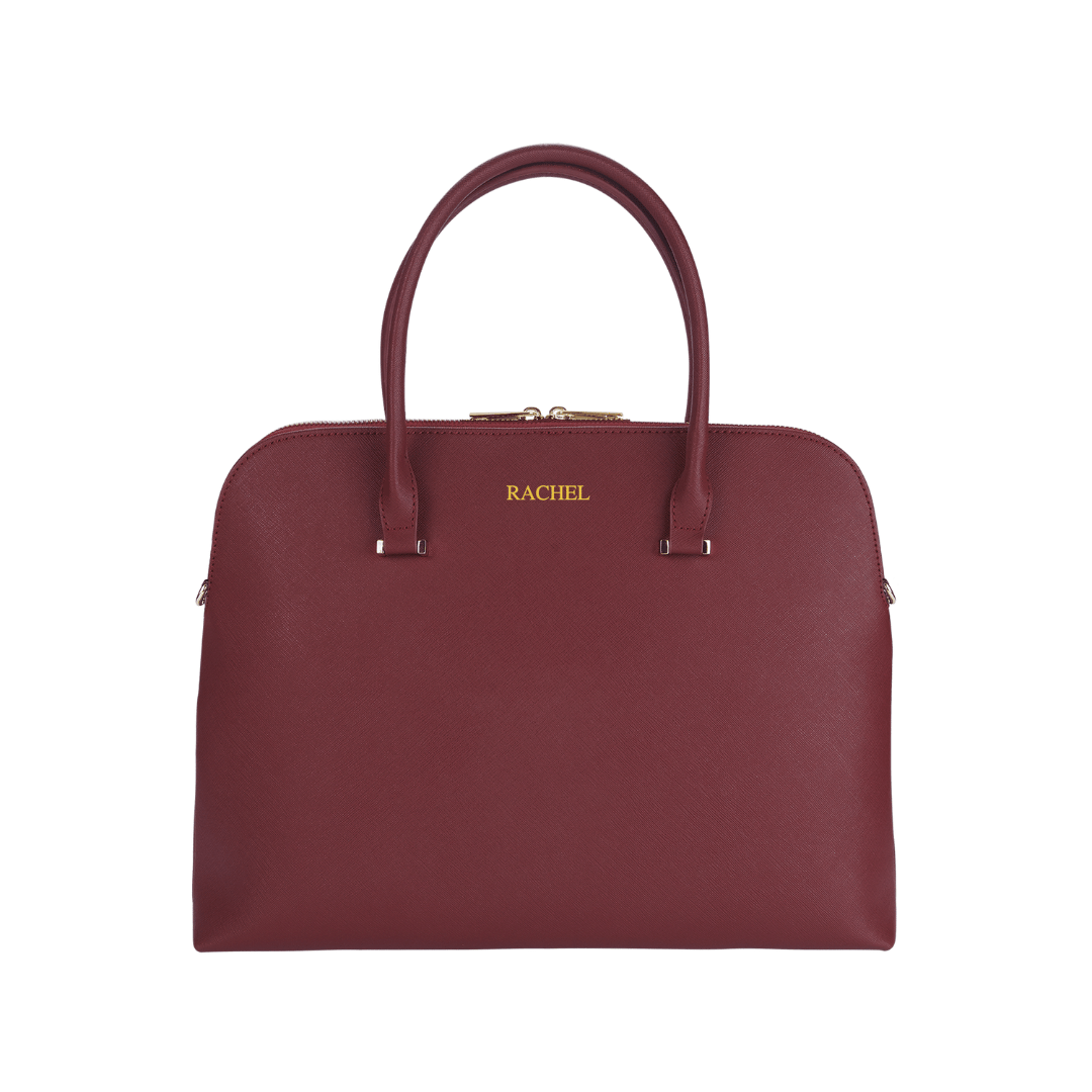 Personalised Saffiano Laptop Bag