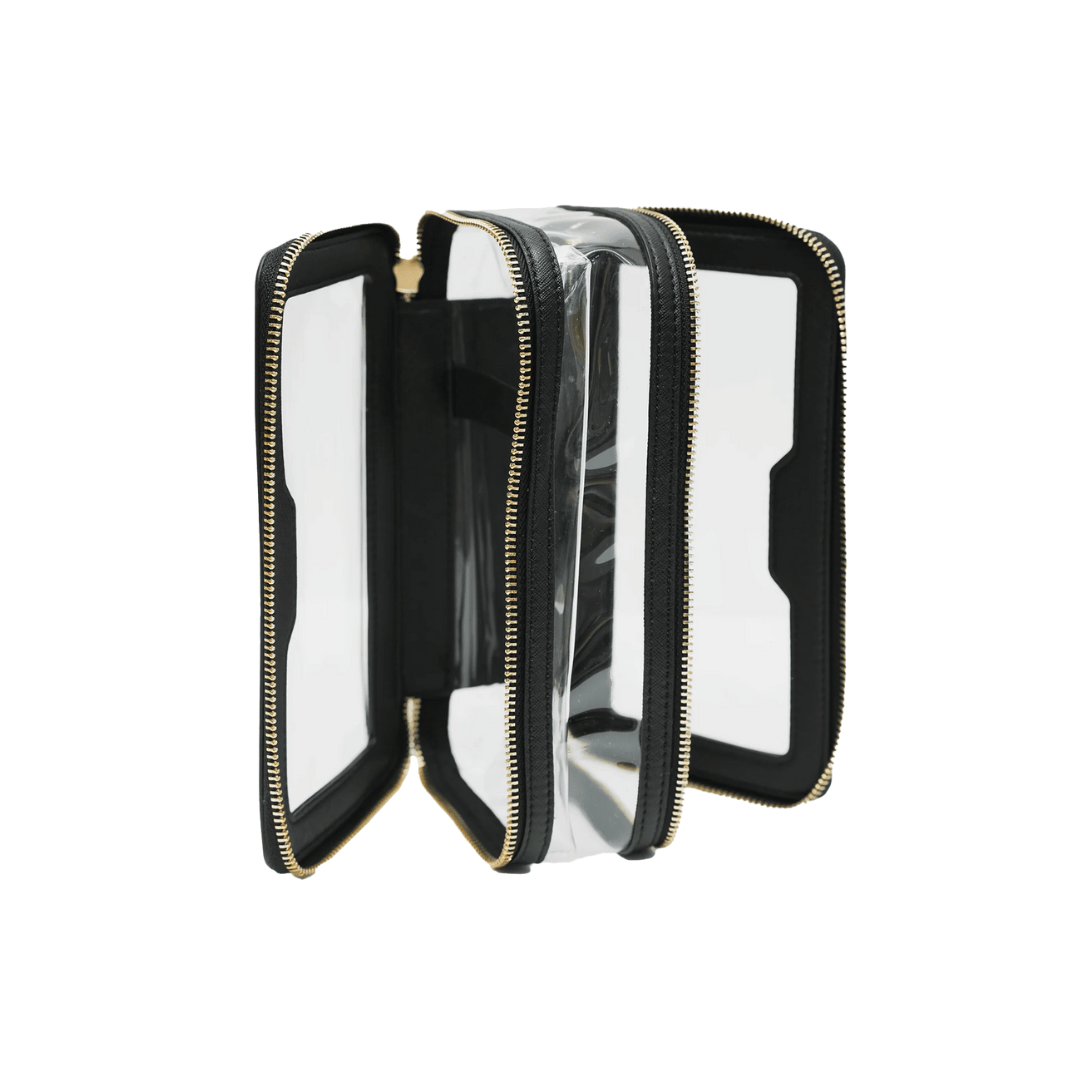 Personalised Saffiano Leather Makeup Pouch