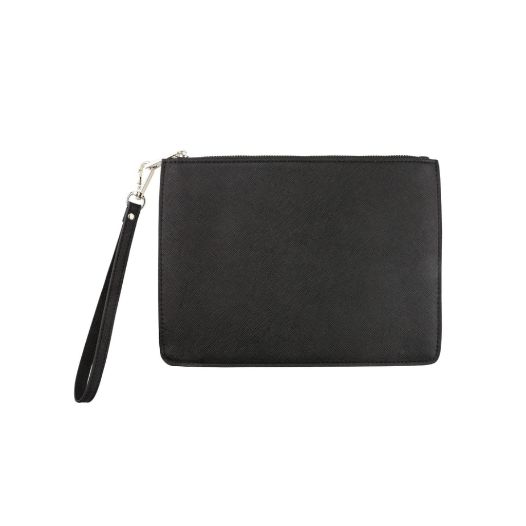 Small Saffiano Leather Pouch