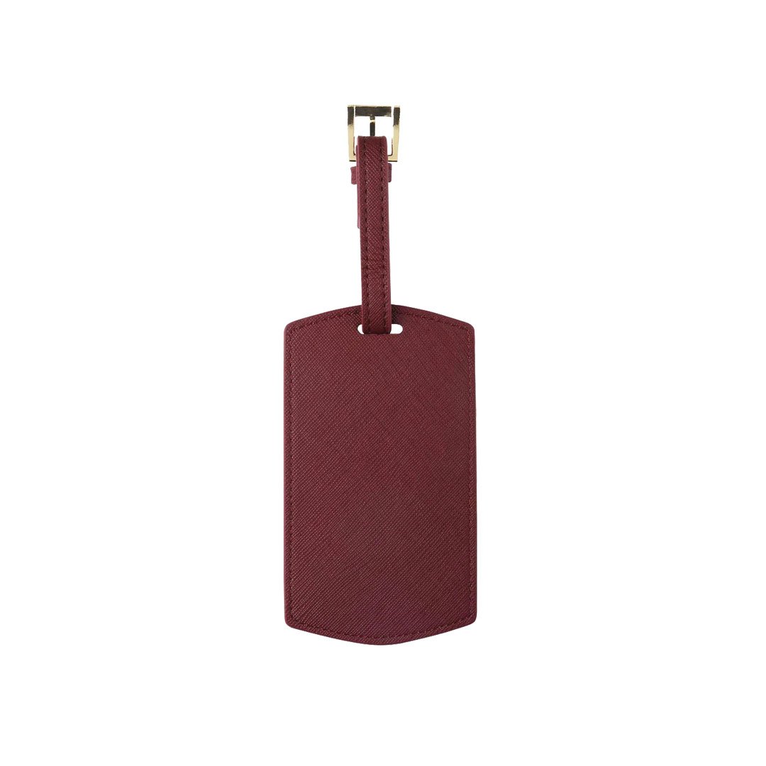 Saffiano Luggage Tag
