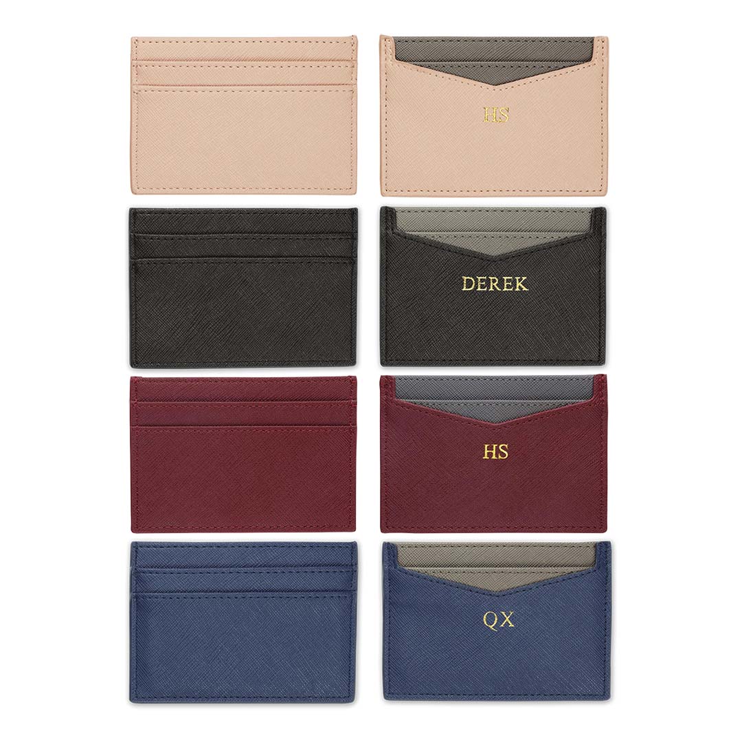 Personalised Saffiano Cardholder 