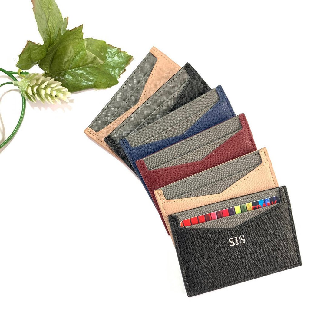 Personalised Saffiano Cardholder 