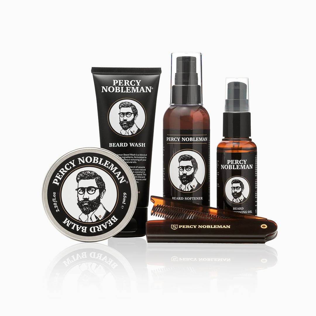"Percy Nobleman" Complete Beard Care Kit